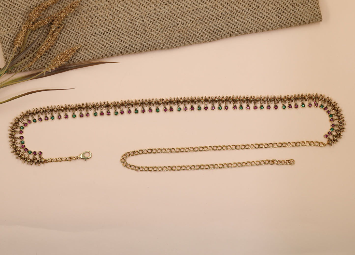 Grand Antique Waist Belt Featuring Fine Drop Craftsmanship