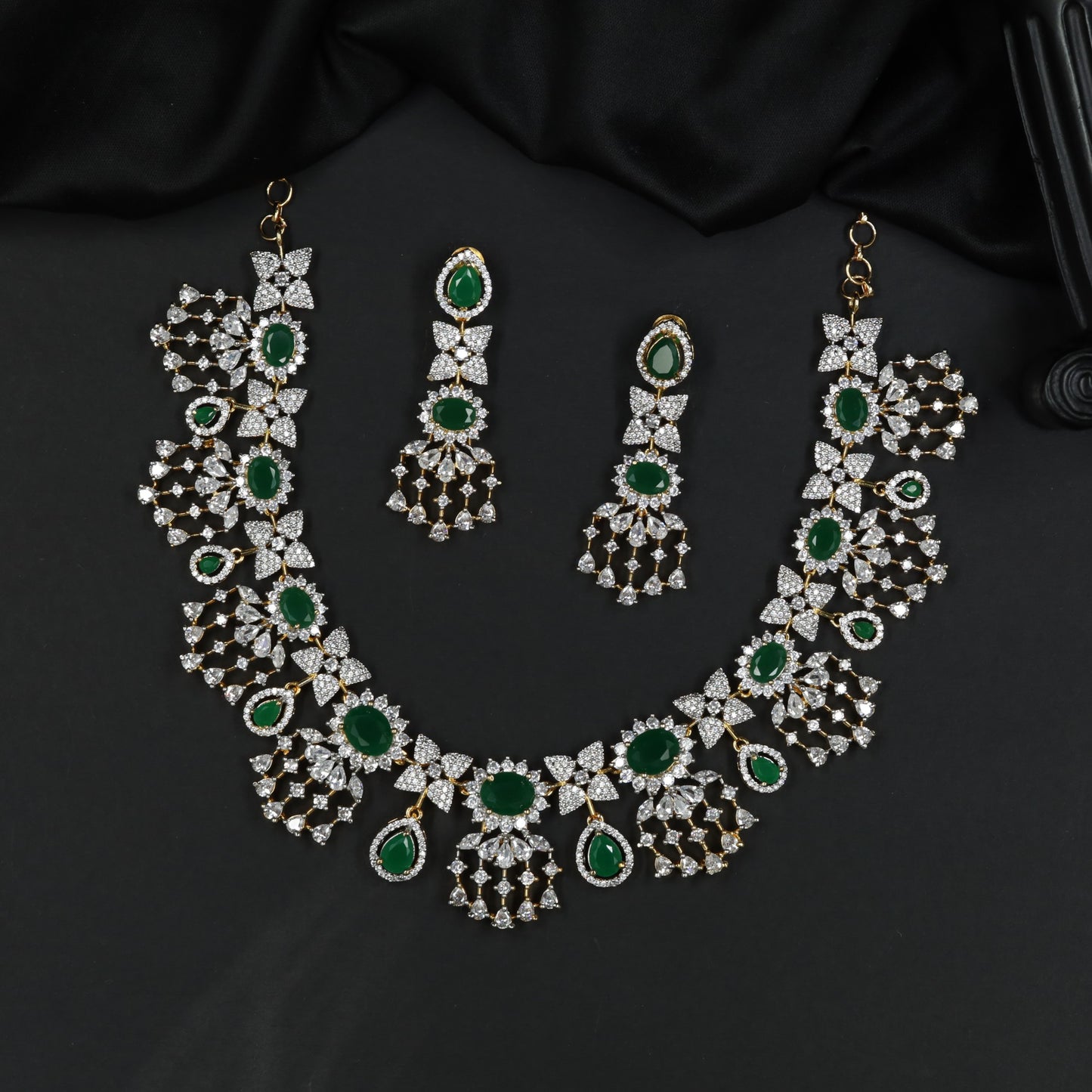 Luxury GJ Necklace Crafted with Butterfly Accents and Oval Elements