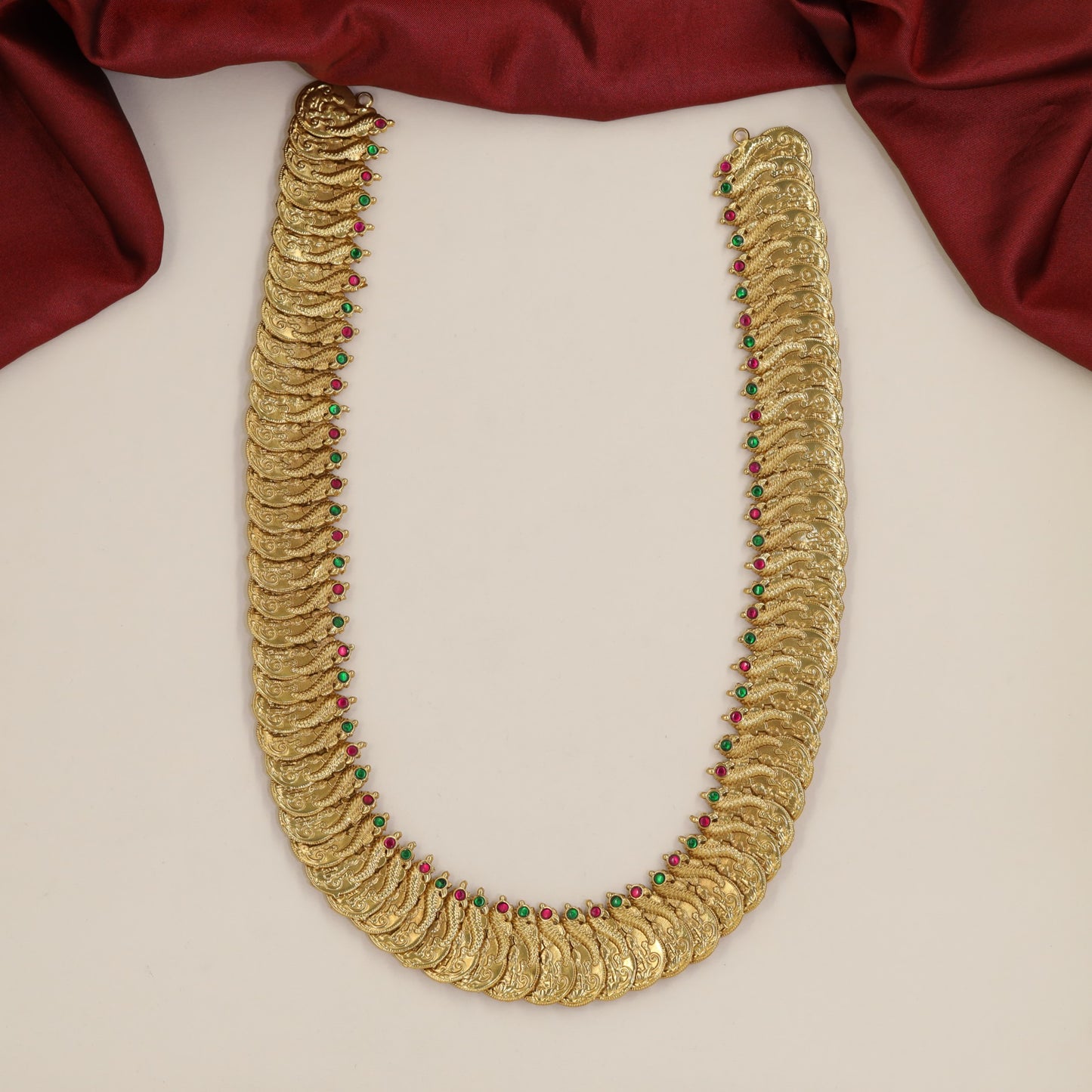 Antique Long Haara with Continuous Coin Link Construction