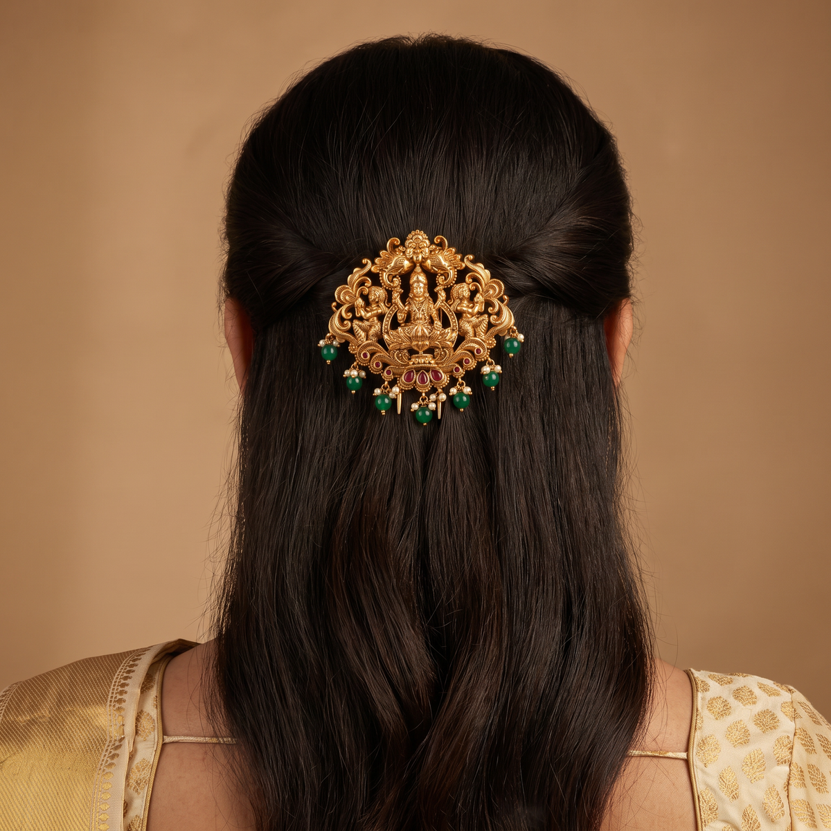 Antique Jade Bille with ornate scrollwork, sculpted figures and traditional craftsmanship