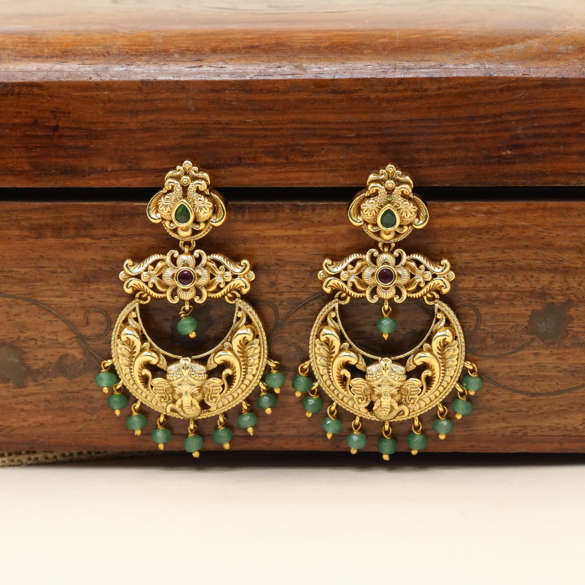 Antique Hanging with intricate scrollwork and suspended ornamental drops