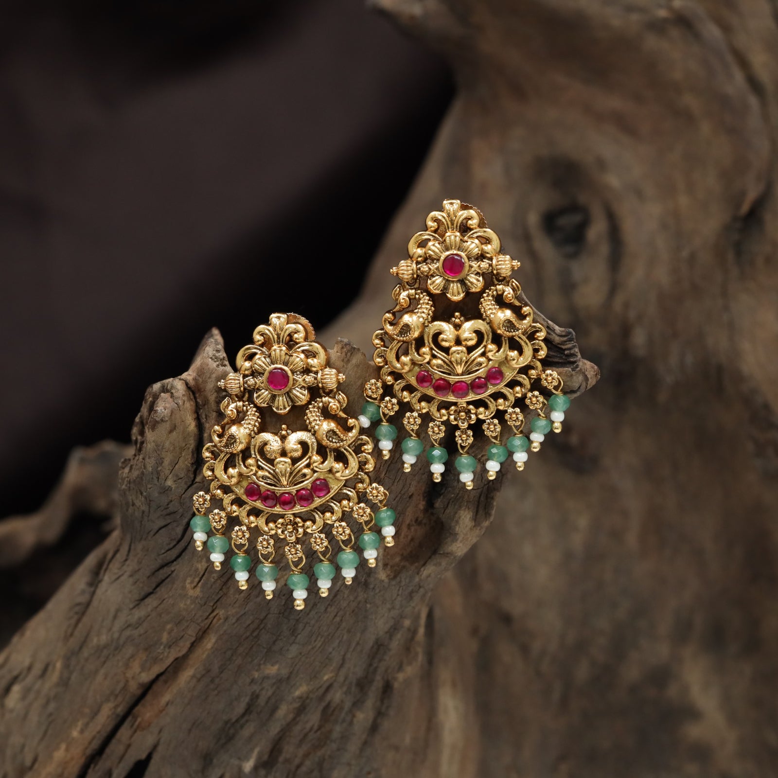 Premium Ornamental Scrollwork With Fringe Drops Antique Hangings