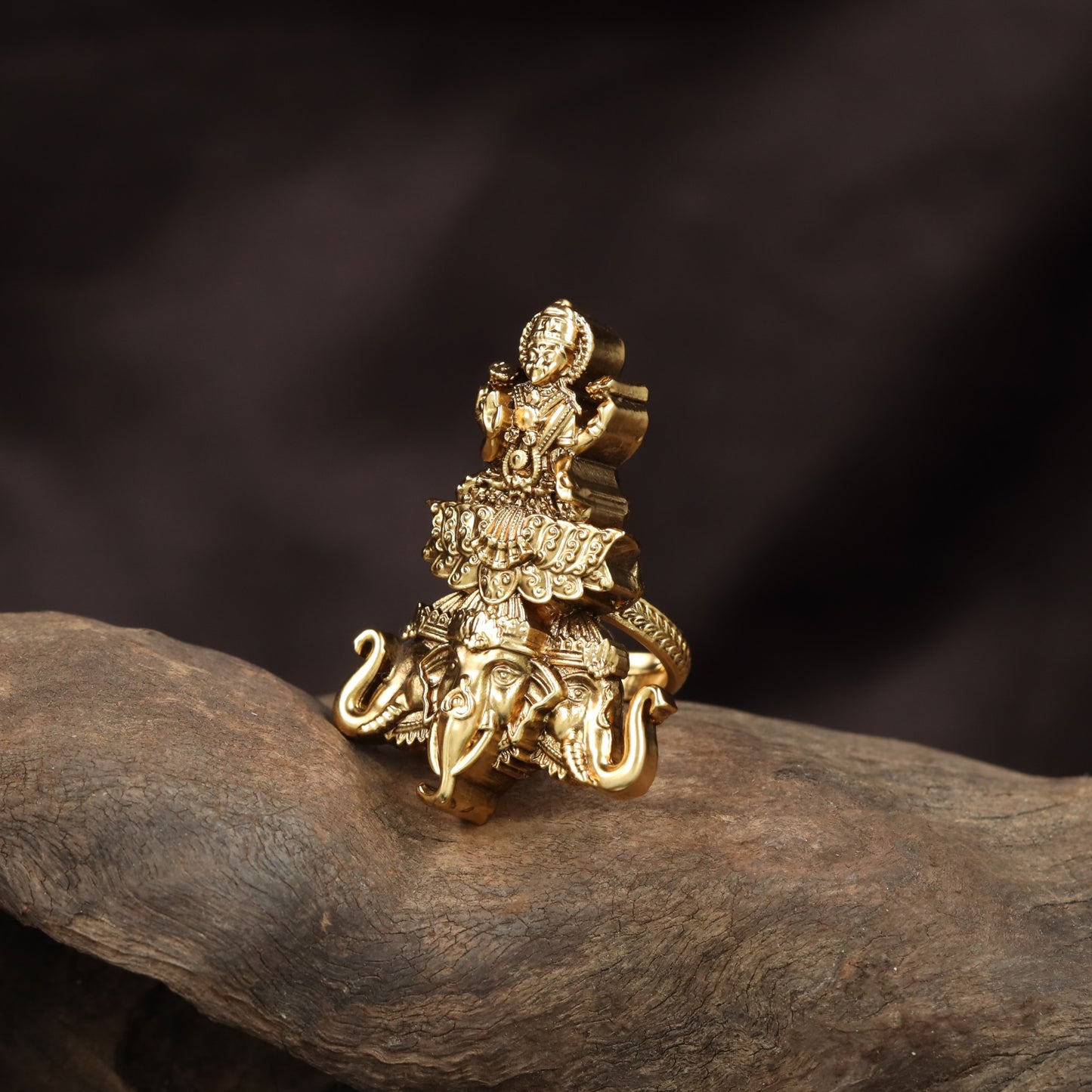 Cultural Antique Ornament with Ornamental Lakshmi Highlights
