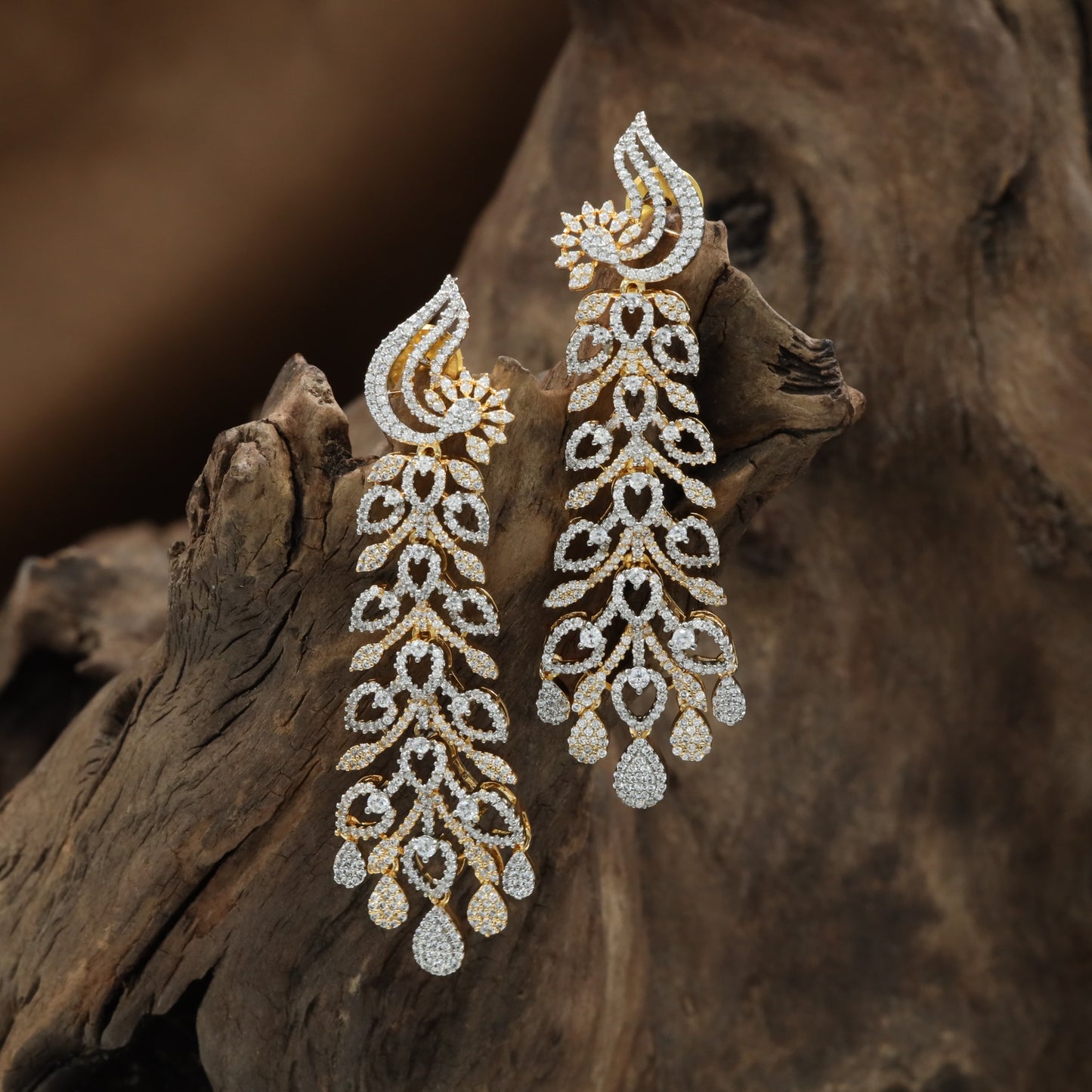 Open Leaf GJ Hanging with Crescent Top Styling and Border Detailing