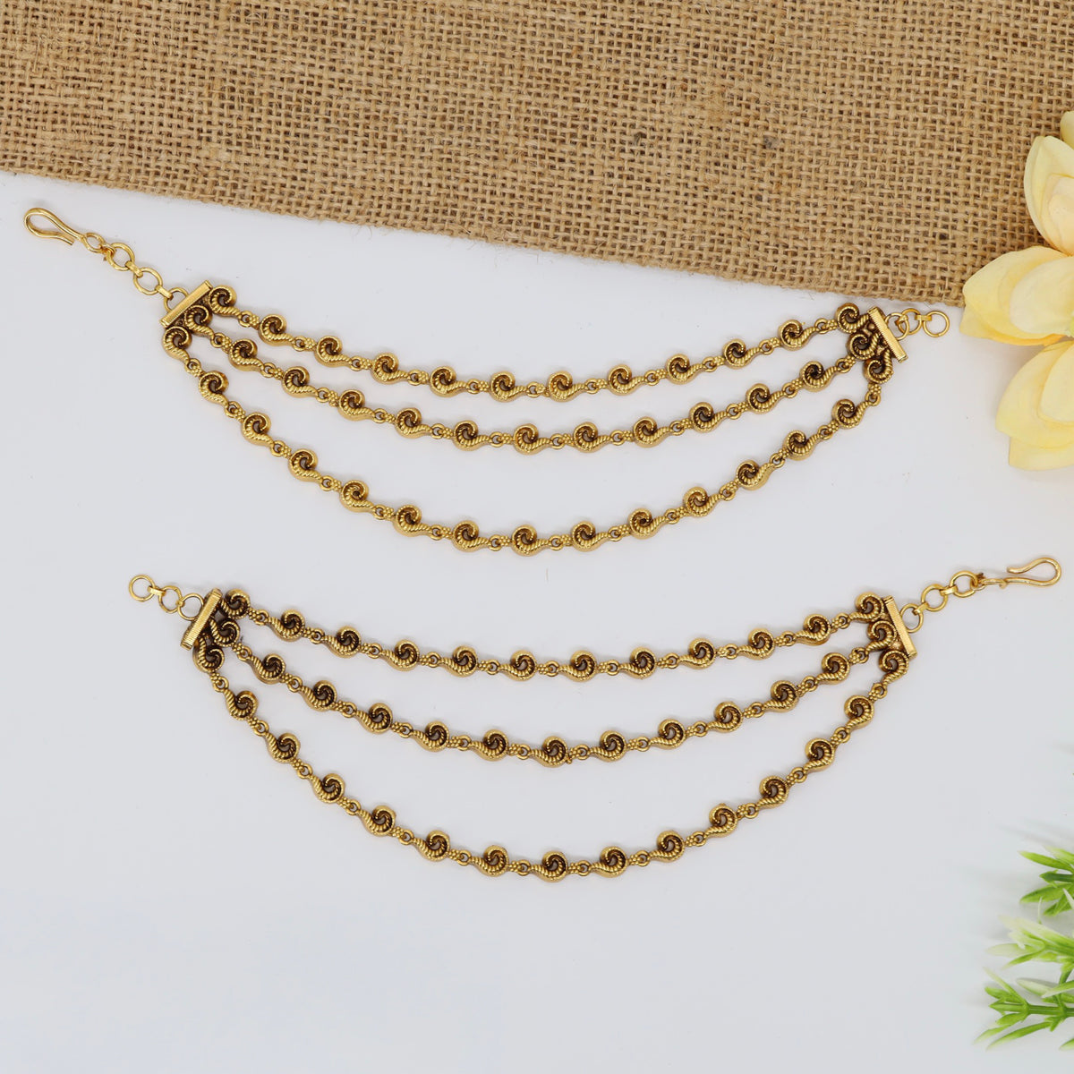 Antique Mati With Triple Chainwork
