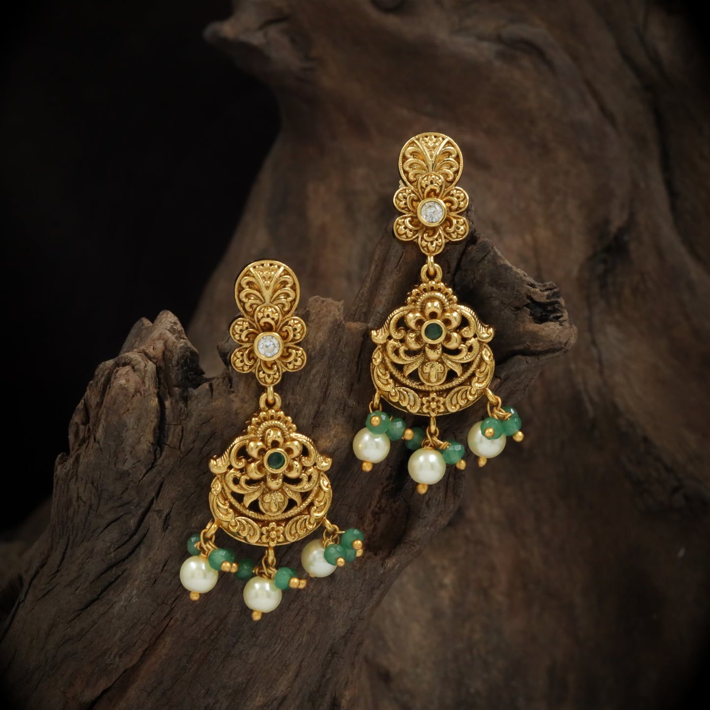 Vira Pearl Drop Earrings