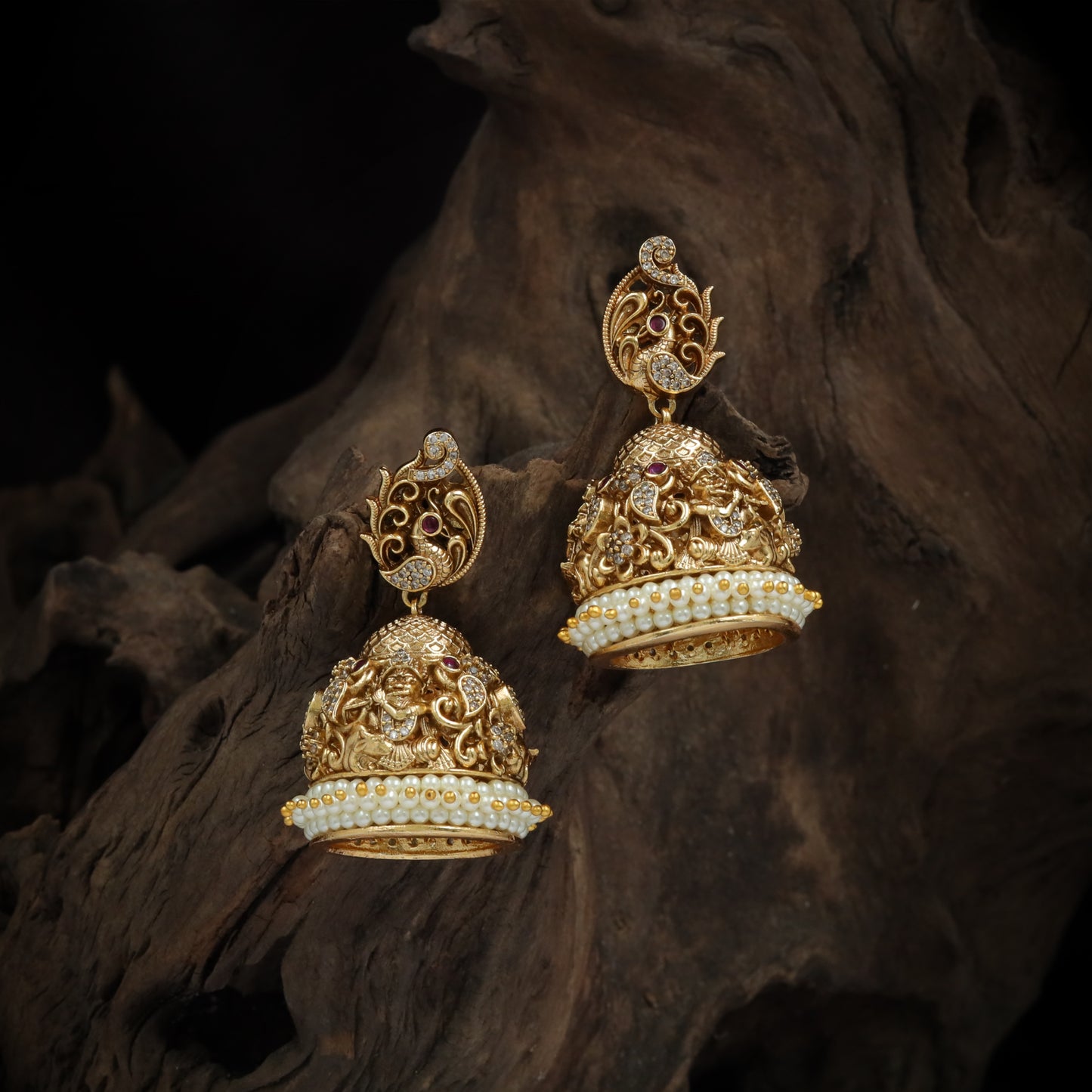 Esha Pearl Jhumkas