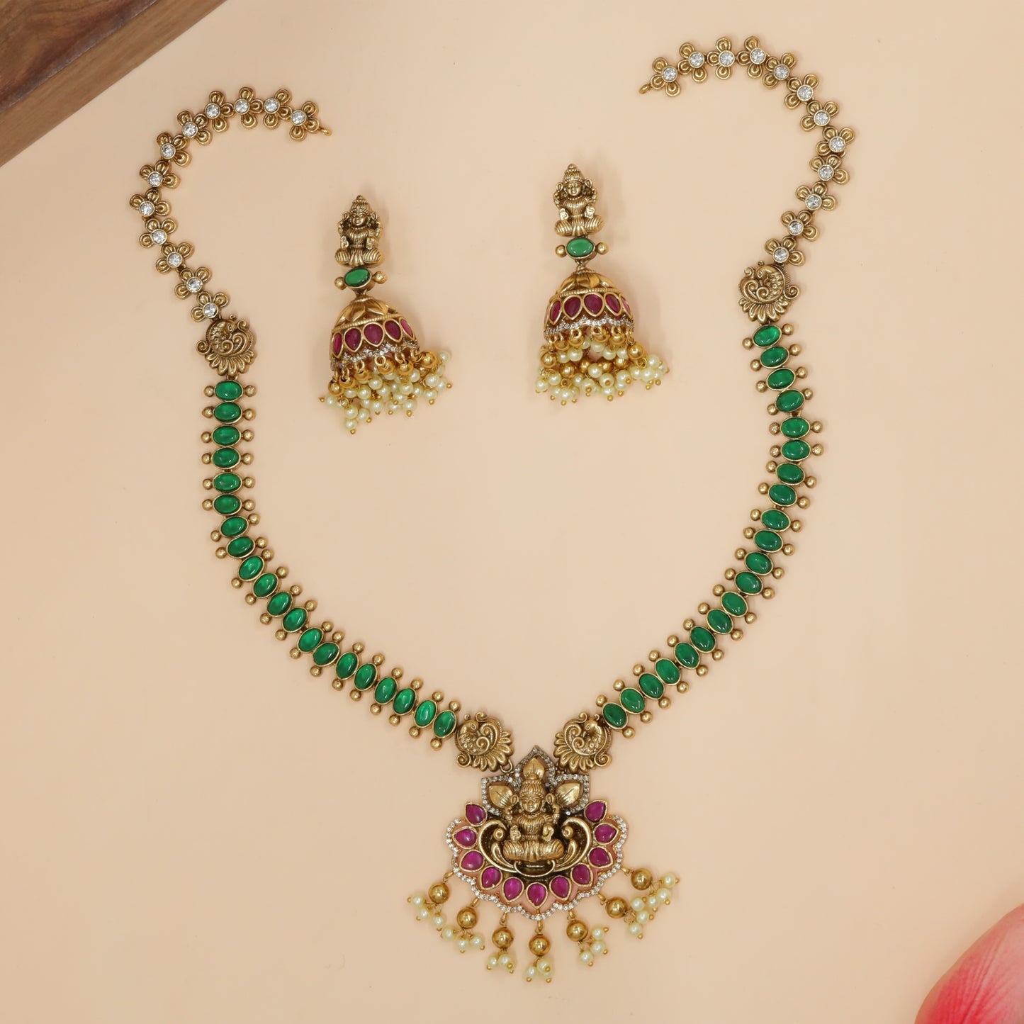 Antique Kamala Lakshmi Long Haara