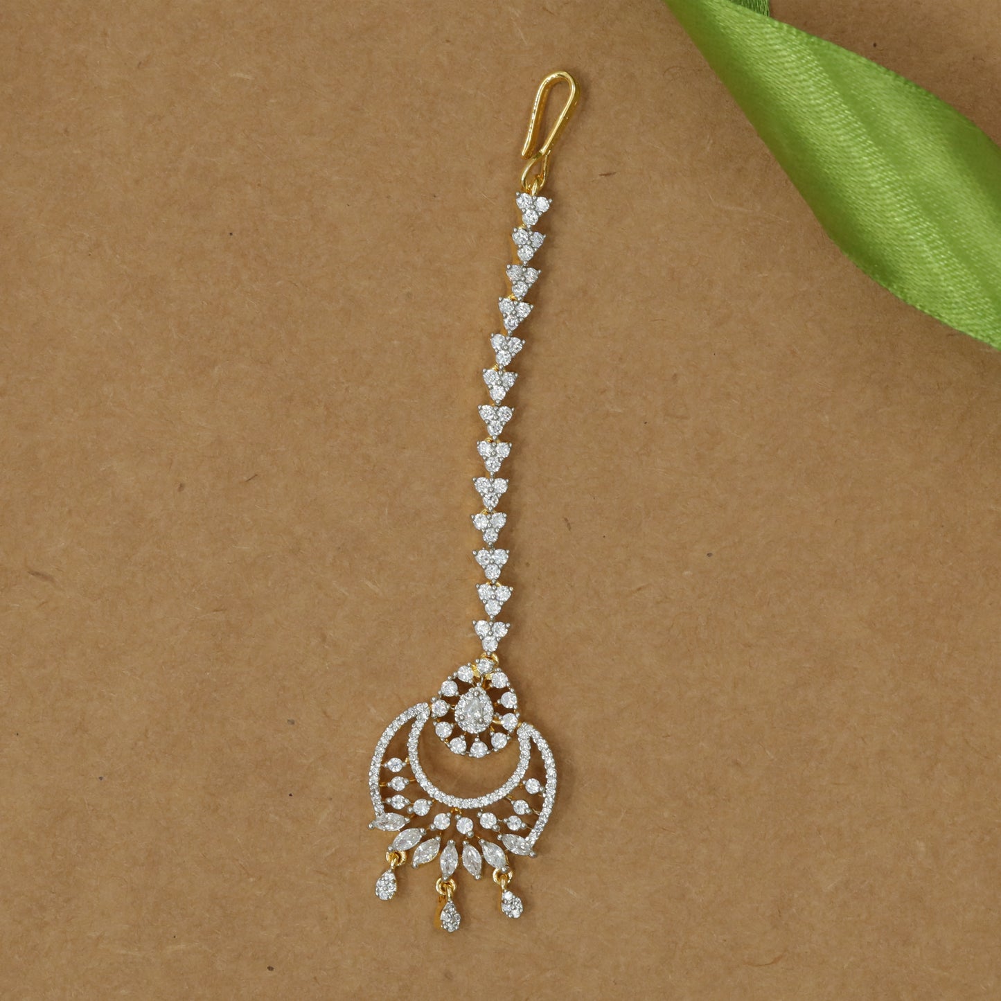 test-order Crystal Arc Tikka with Suspended Drop Accents (Copy)