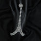 Floral Spray Panja with Continuous Leaf Chain Layout