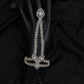 Marquise Chain Panja with Layered Floral Centrepiece