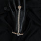 Linear Link Hand Panja with Ornate Round Centre Design
