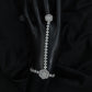 Radiant Floral Medallion Panja with Leaf Link Chain Design