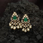 Elite Kundan Hangings With Intricate Fringe And Border Craftsmanship