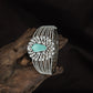 Crossvine Crest Kada with Curved Border Construction