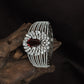 Crossvine Crest Kada with Curved Border Construction