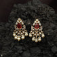 Elite Kundan Hangings With Intricate Fringe And Border Craftsmanship