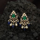 Elite Kundan Hangings With Intricate Fringe And Border Craftsmanship