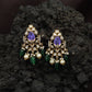 Elite Kundan Hangings With Intricate Fringe And Border Craftsmanship