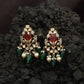 Elite Kundan Hangings With Intricate Fringe And Border Craftsmanship
