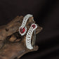 Tapered Vine Kada with Heart Drop End Detailing