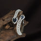 Tapered Vine Kada with Heart Drop End Detailing
