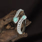 Tapered Vine Kada with Heart Drop End Detailing
