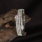 Ripple Band Kada with Open Curve Structure