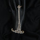 Auspicious Circular Medallion Panja with Triple Link Chain Design