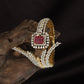 Feather Crest Kada with Square Crown Detailing