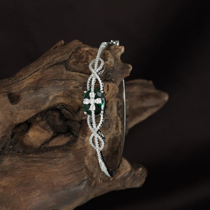 Domed Swirl Kada with Structured Side Styling