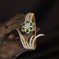 Fluted Blossom Kada with Floral Centre Detailing