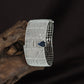 Crosswoven Crest Kada with Raised Border Styling
