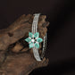 Petal Bloom Kada with Floral Centre Detailing