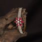 Petal Bloom Kada with Floral Centre Detailing