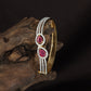 Crossvine Flower Kada with Elevated Centre Placement
