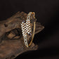 Woven Diamond Kada with Curved Side Alignment