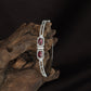 Twin Frame Kada with Rectangular Centre Detailing