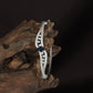Luxury Open Kada with Marquise Leaf Pattern and Center Accent