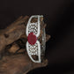 Bloom Kada with Structured Crystal Rows and Floral Panel Layout
