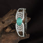Bloom Kada with Structured Crystal Rows and Floral Panel Layout