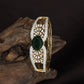 Bloom Kada with Structured Crystal Rows and Floral Panel Layout