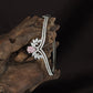 Bloom Kada with Decorative Flower Alignment and Triple Surface Texture