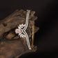 Bloom Kada with Decorative Flower Alignment and Triple Surface Texture