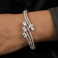 Geometric Bar Motif Statement Kada with Multi Line Openwork Design