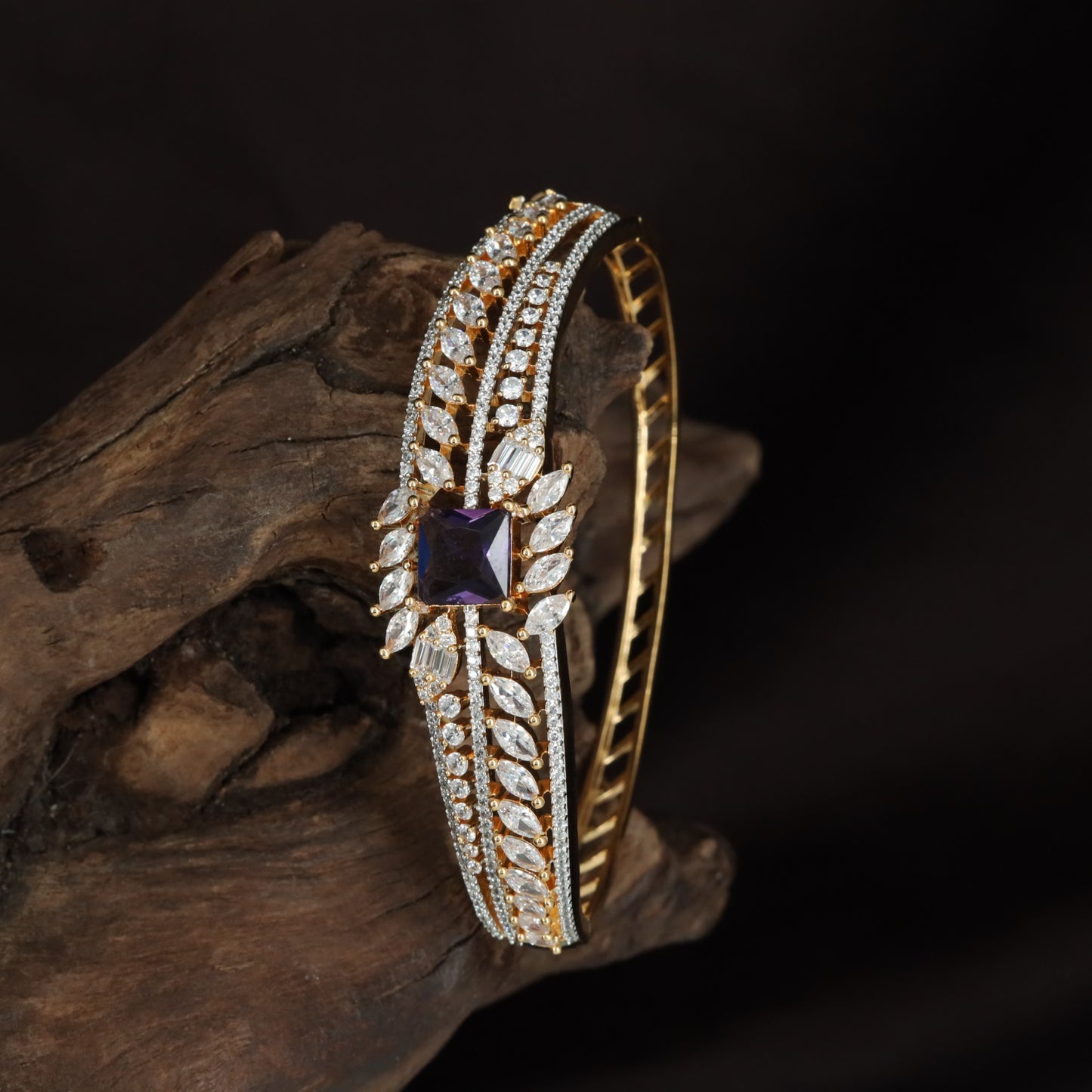 Firelace Vine Kada with Layered Crystal Rows and Center Accent Placement