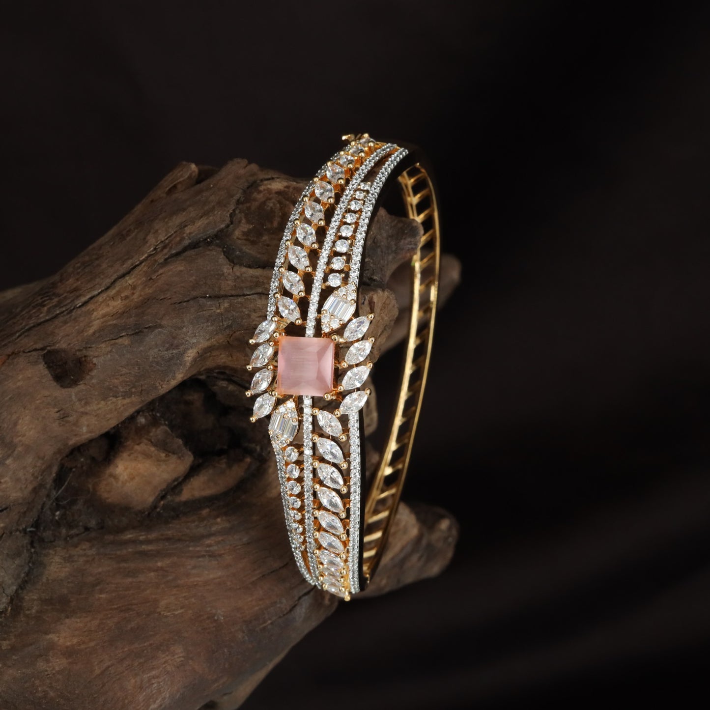 Firelace Vine Kada with Layered Crystal Rows and Center Accent Placement