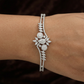 Bloom Cluster Statement Kada with Layered Floral Motif Design