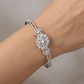 Geometric Floral Statement Kada with Layered Medallion Motif Design