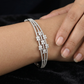 Geometric Multi Rail Statement Kada with Structured Link Motif Design